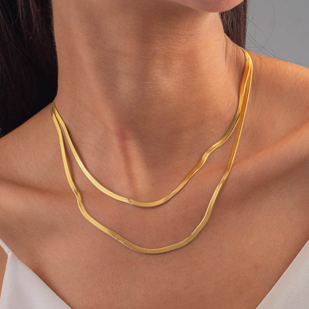 Double Snake Necklace