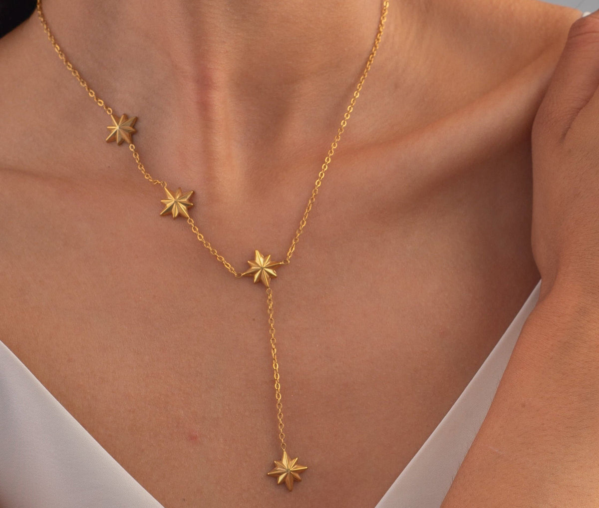 Stars Lariat Necklace