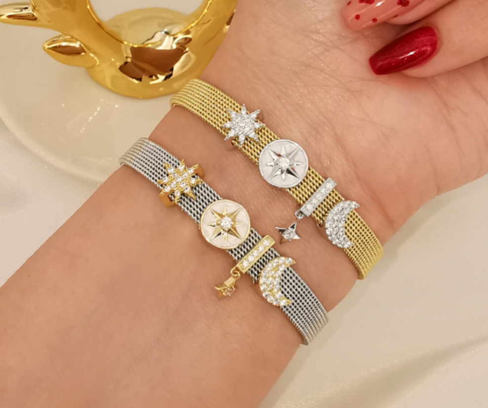 Stars Mesh Magnetic Strap