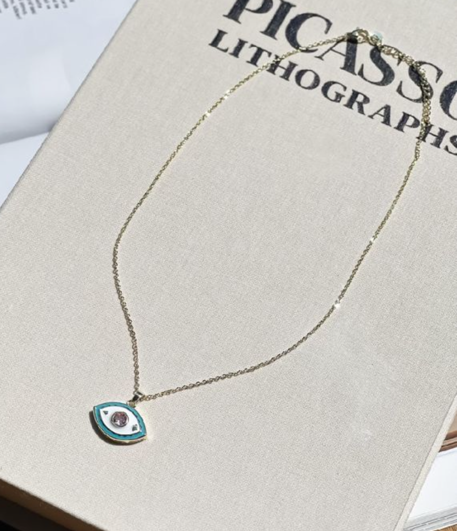 Pastel Evil Eye Necklace