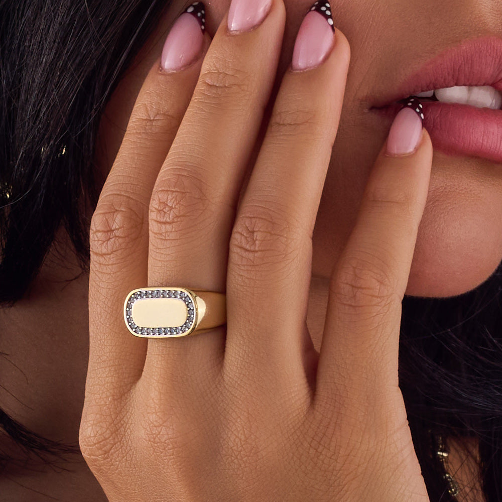 Plain Signet Ring - 2