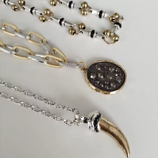 Vintage Triple Necklace Set