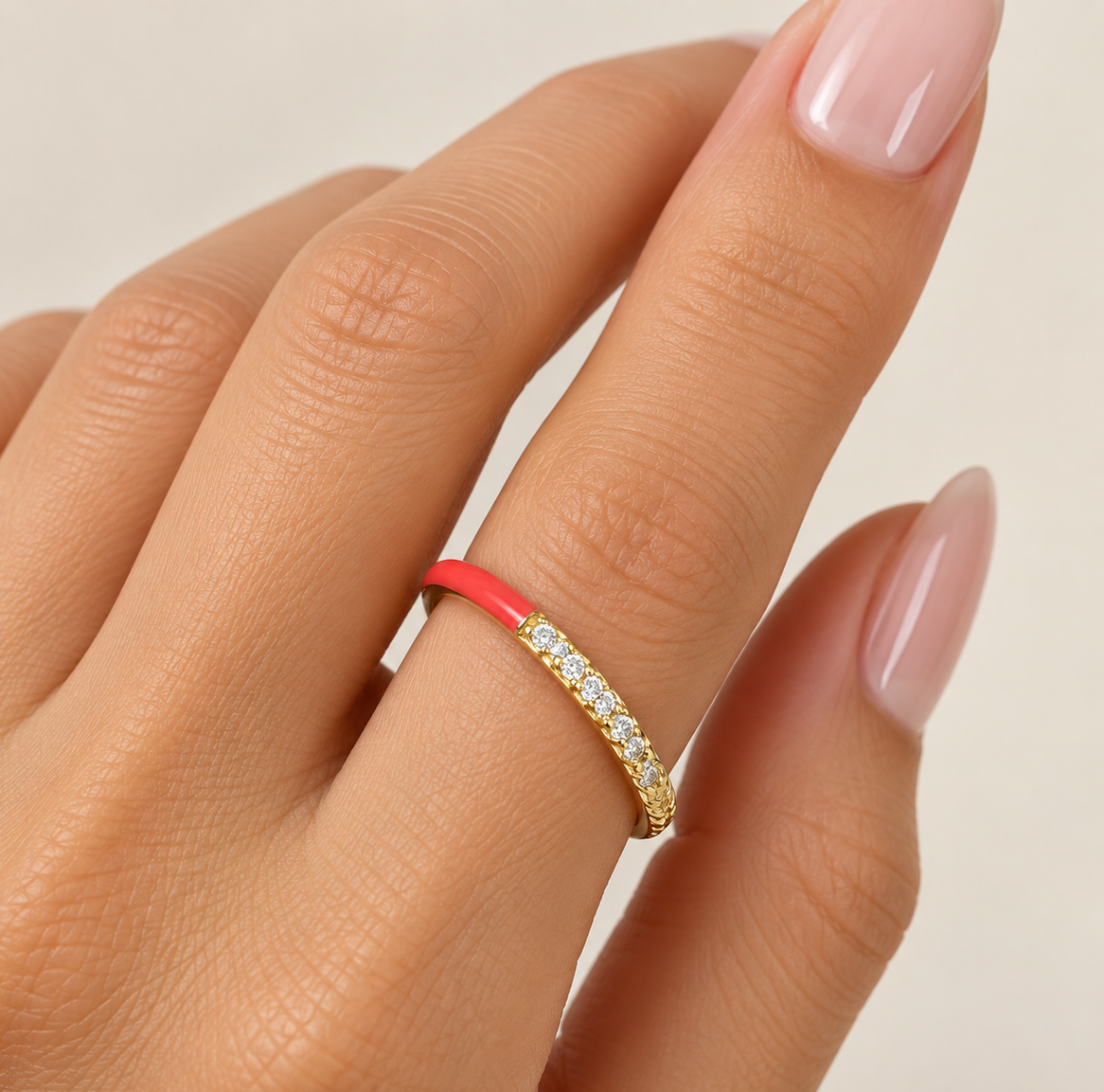 Enamel Half Band