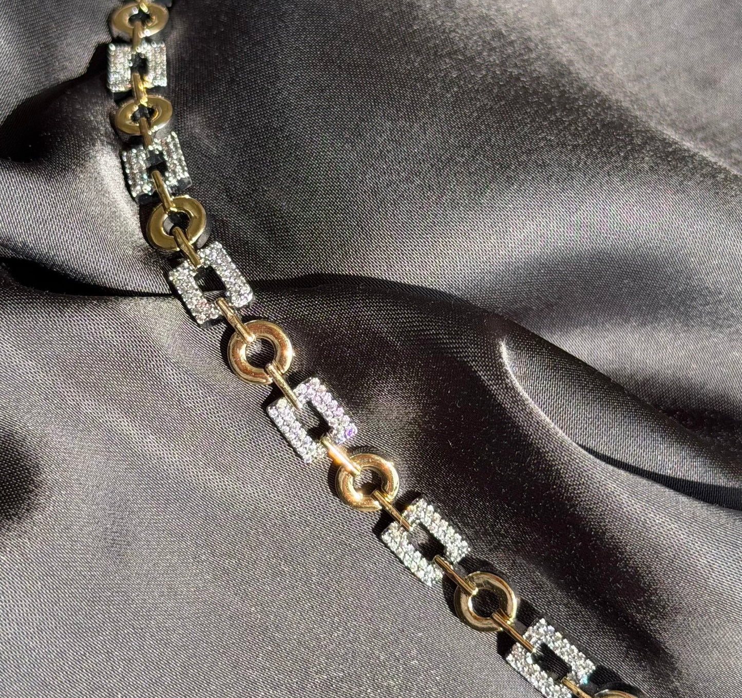 Geometric Diamond Bracelet