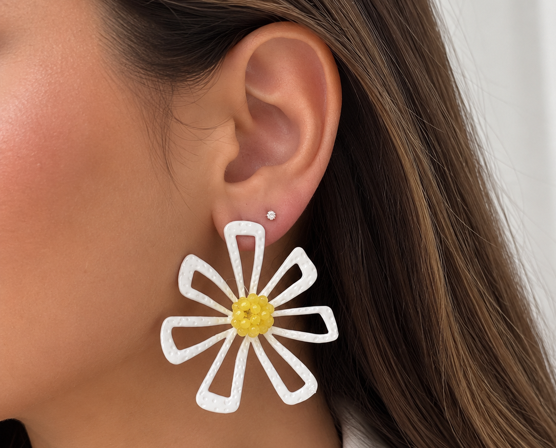 Statement Flower Earring