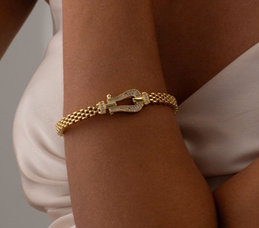 Chunky Middle Tiffany Bangle