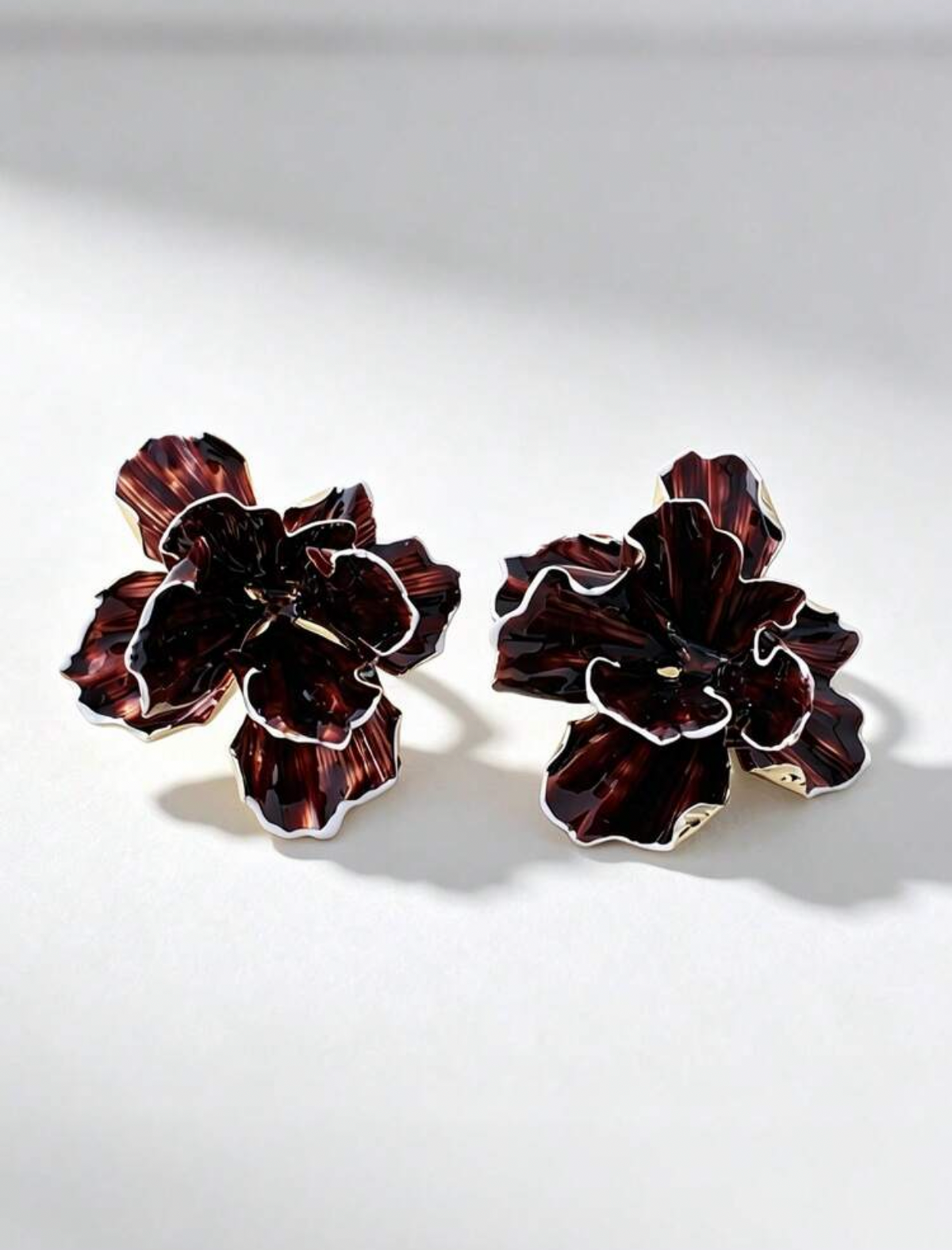 Burnt Burgundy Earring