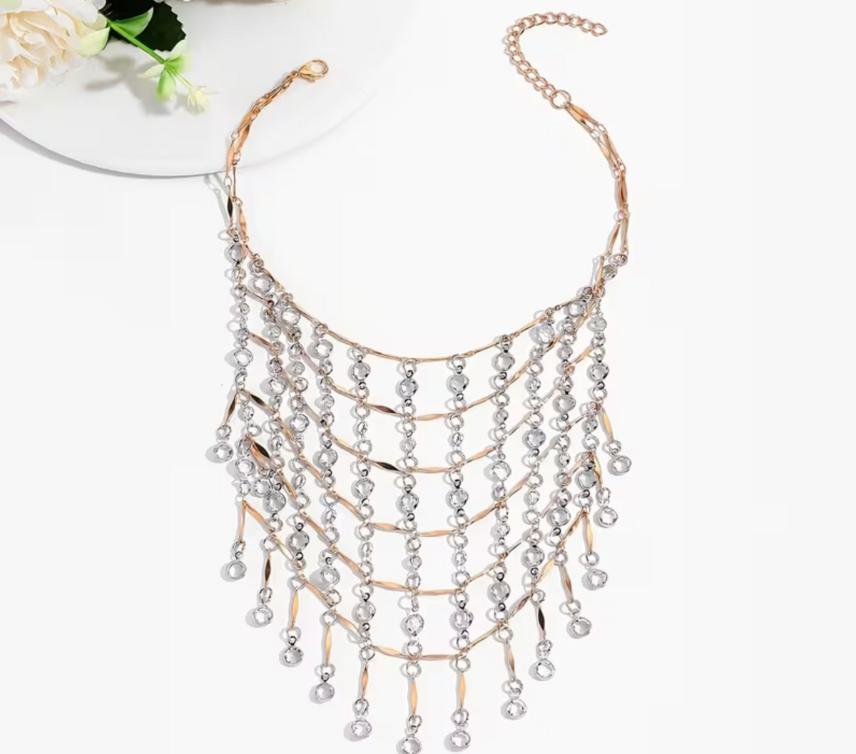 The Tassel Net Necklace