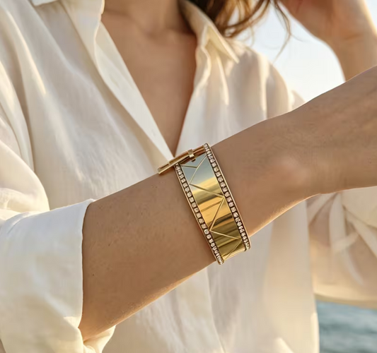 Rugged Zipper Bangle
