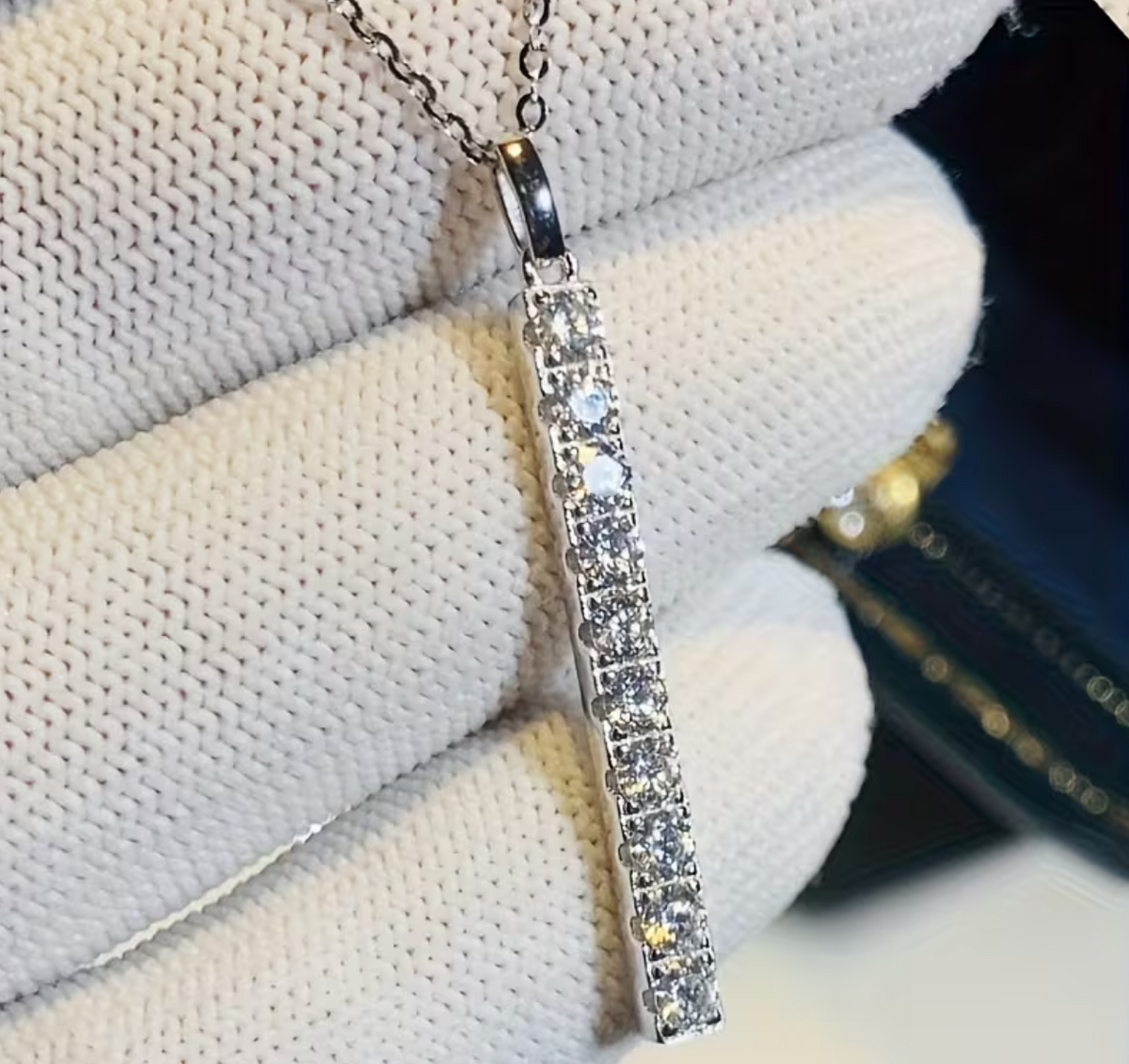 The Baguette Lariat Necklace