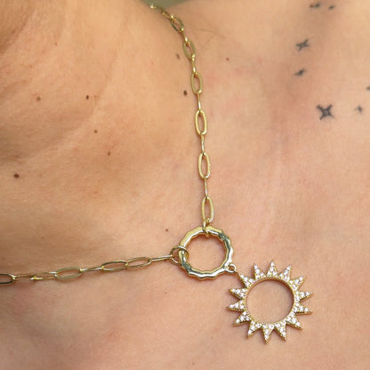 Sun Long Necklace/Choker