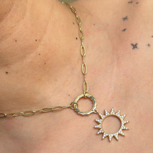 Sun Long Necklace/Choker