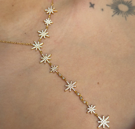 One Sided Constellation Necklace