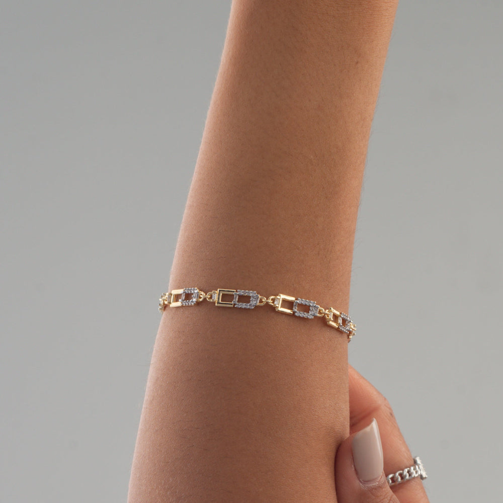 Double Squares Bracelet