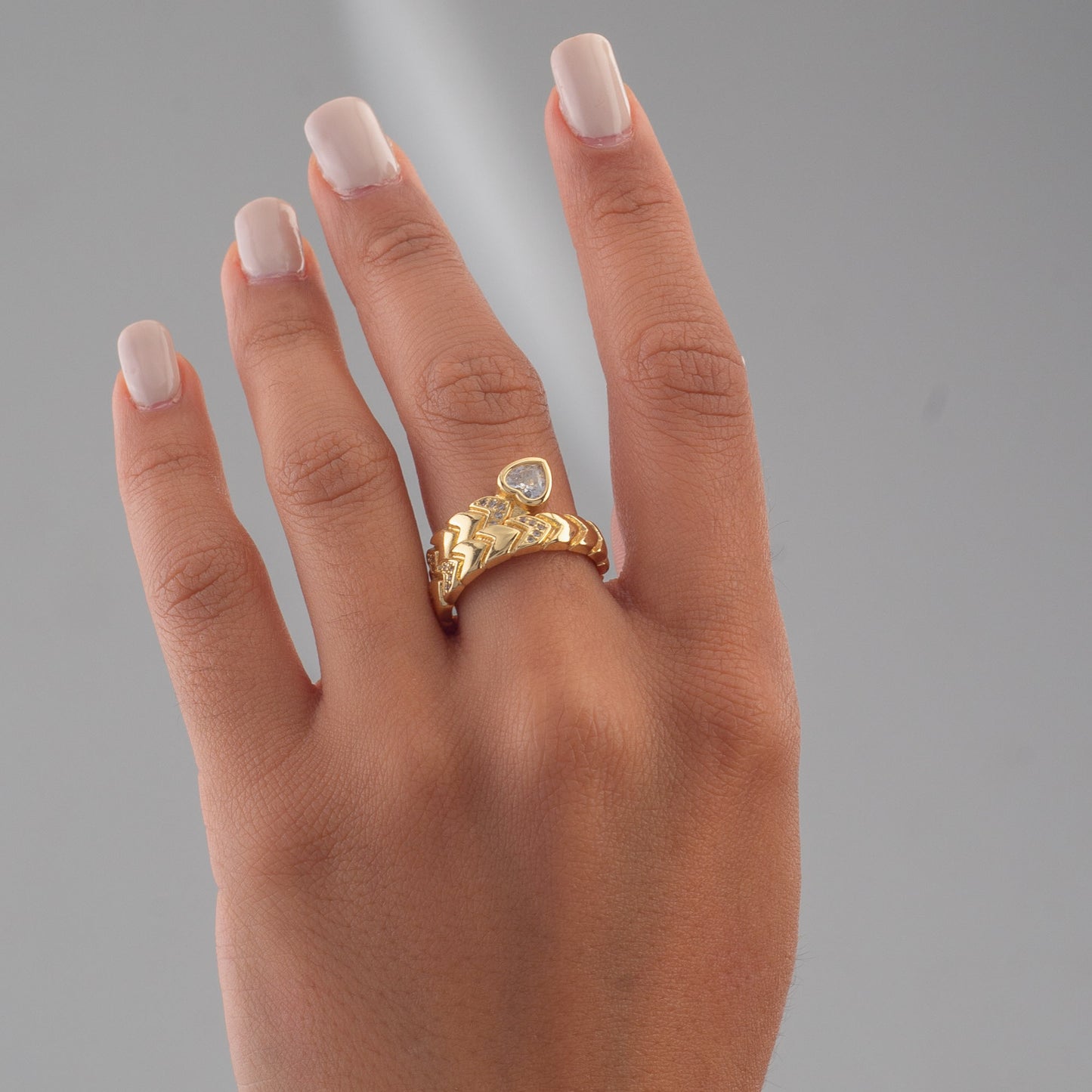 Crystal Serpent Ring