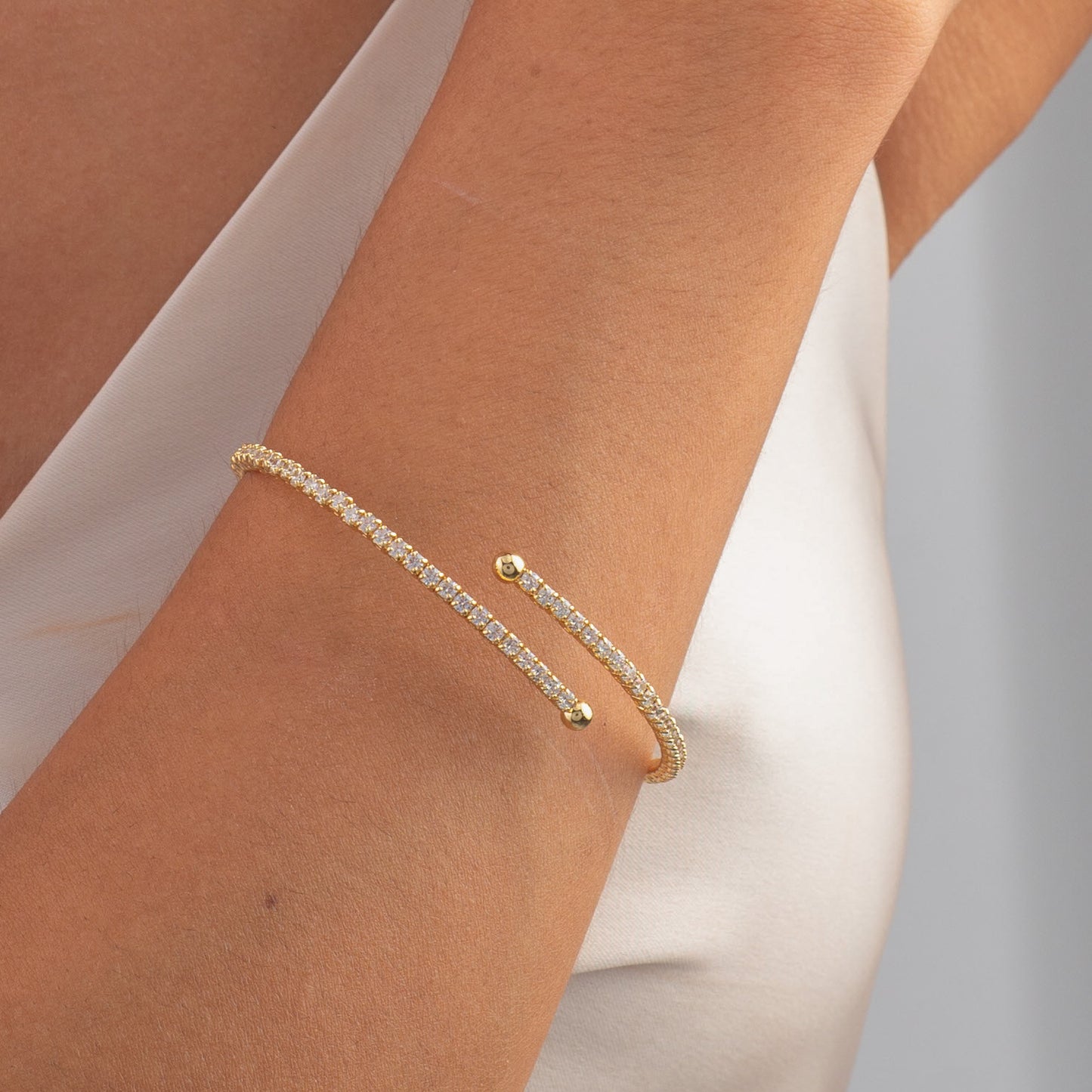 The Eternity Tennis Bangle