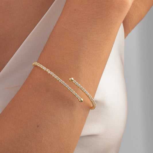 The Eternity Tennis Bangle