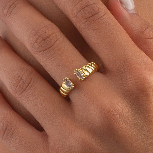 Double Stone Ring