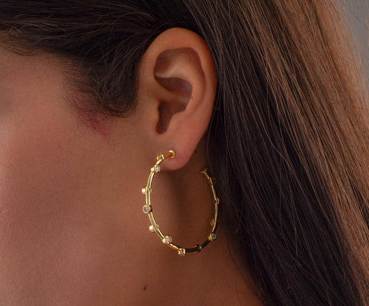 Crystals Hoops