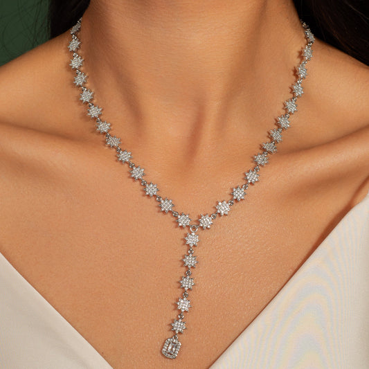 Starburst Lariat Necklace