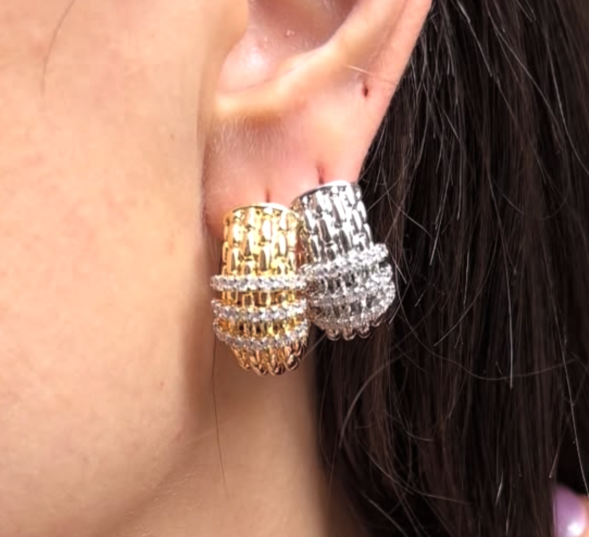 Gold Chunky Earrings