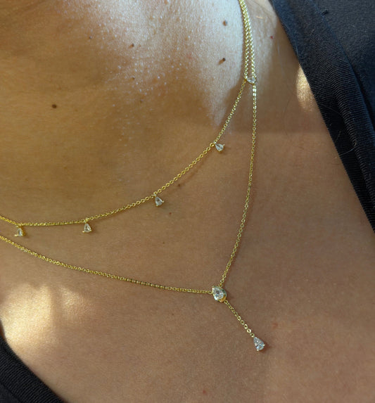 Dainty Double Layer Necklace