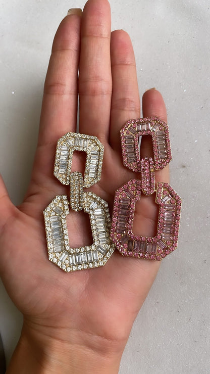 Tiles Stones Earring