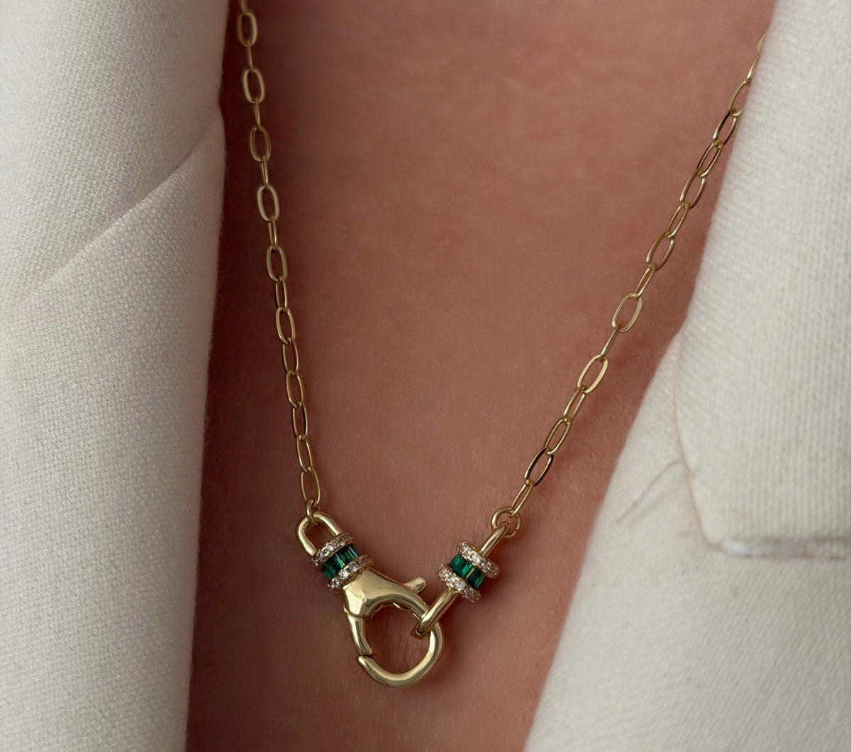 Colorful Front Lock Necklace