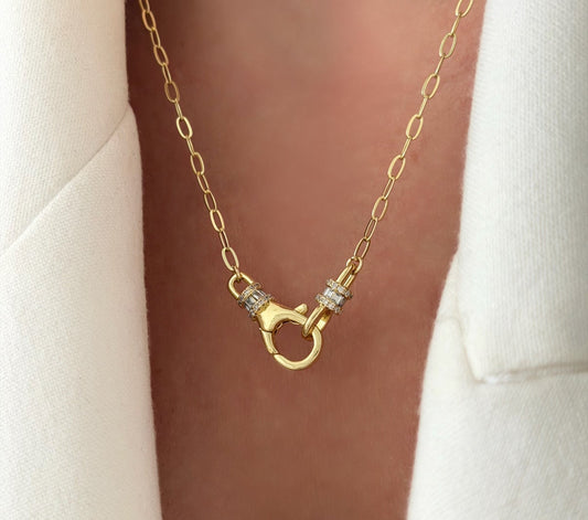 Colorful Front Lock Necklace