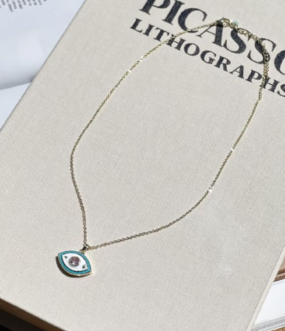 Pastel Evil Eye Necklace