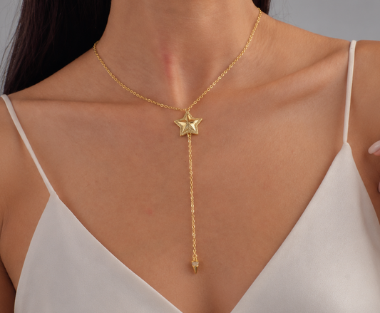 Lariat Star Necklace