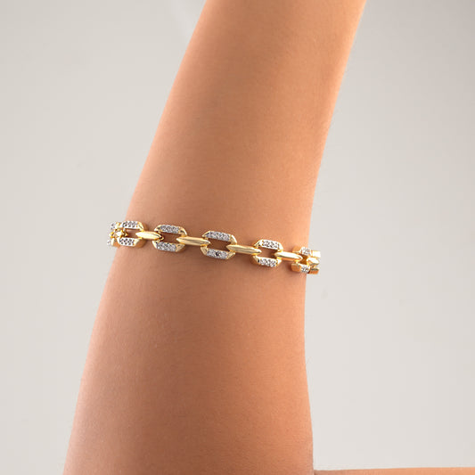 Mini Paper Clip Bracelet