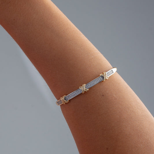 The Mini Zircon Tiffany Bangle