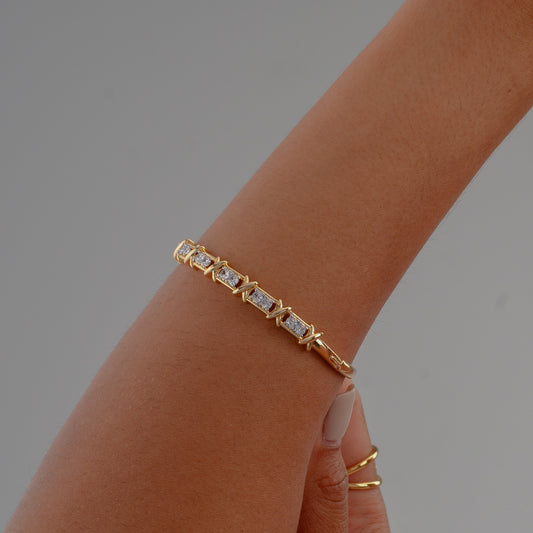 The Tennis Xs Tiffany Bangle