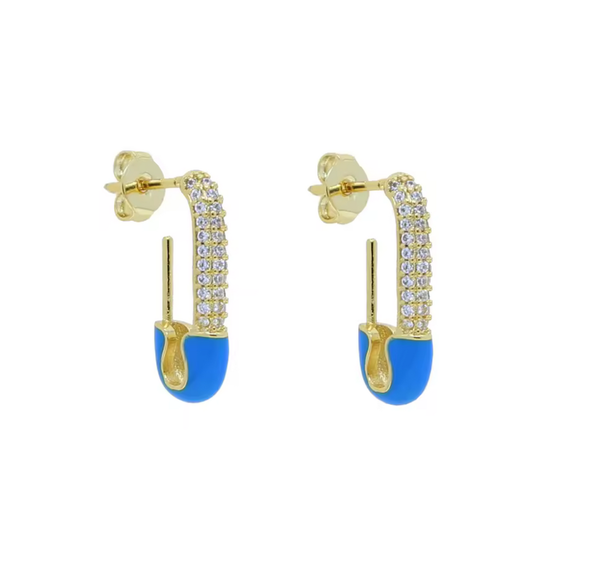 Neon Pin Enamel Earring