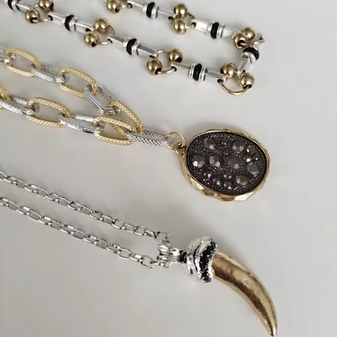 Vintage Triple Necklace Set