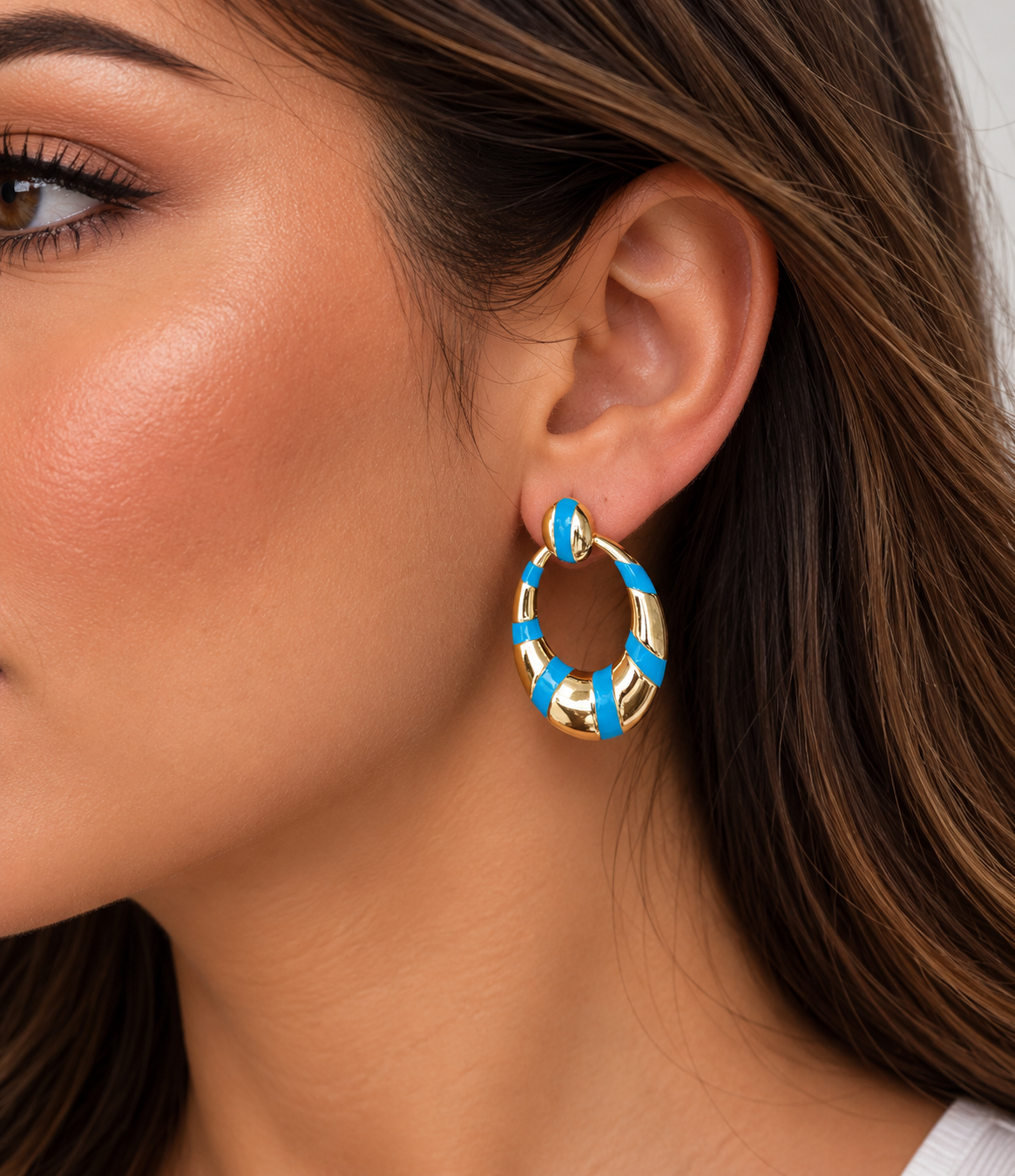 Acrylic Stones Hoops