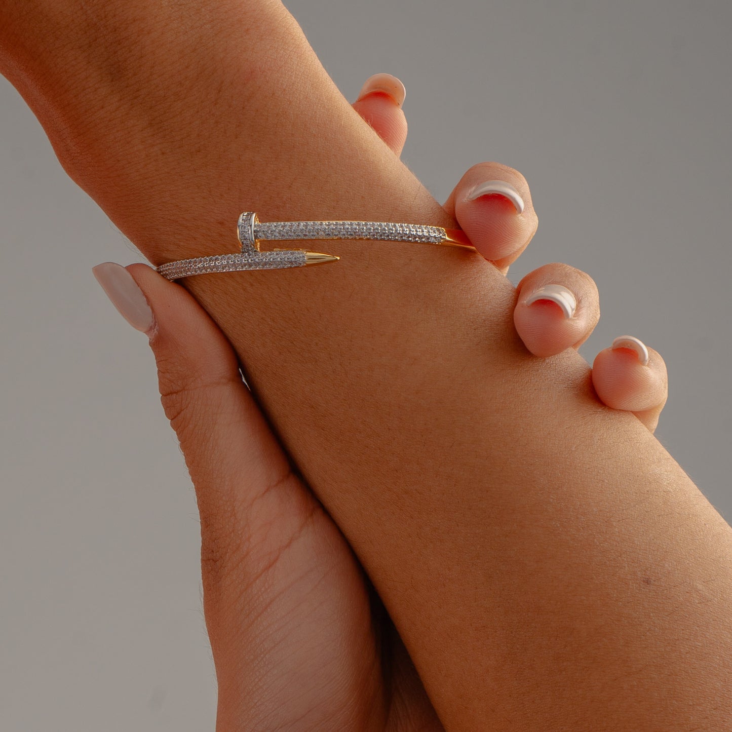 Cartier Zircon Nail Bangle