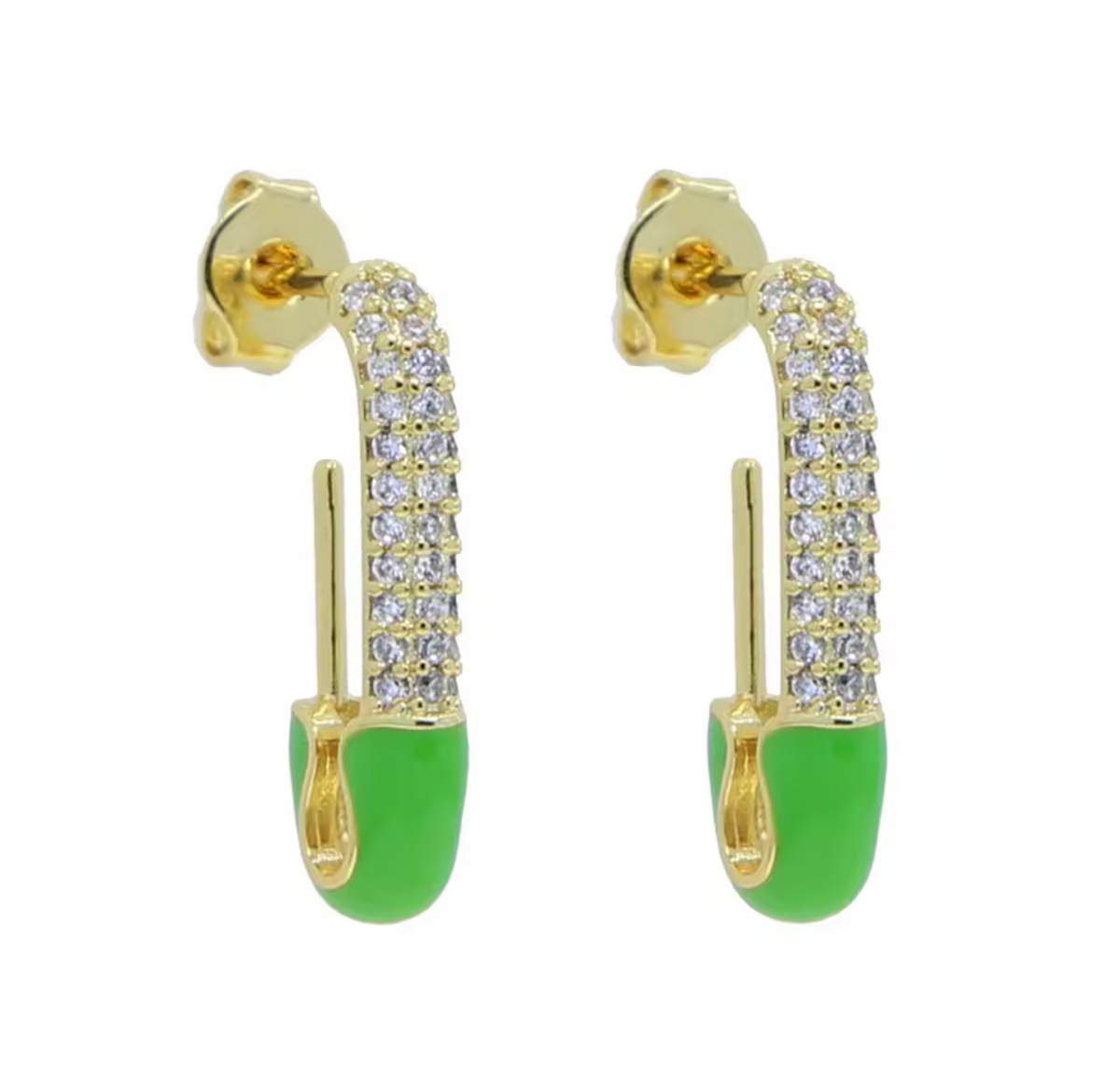 Neon Pin Enamel Earring