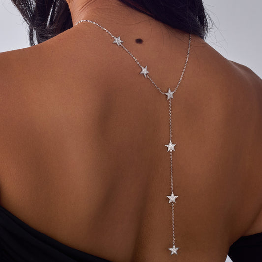 Eternal Stars Lariat Necklace