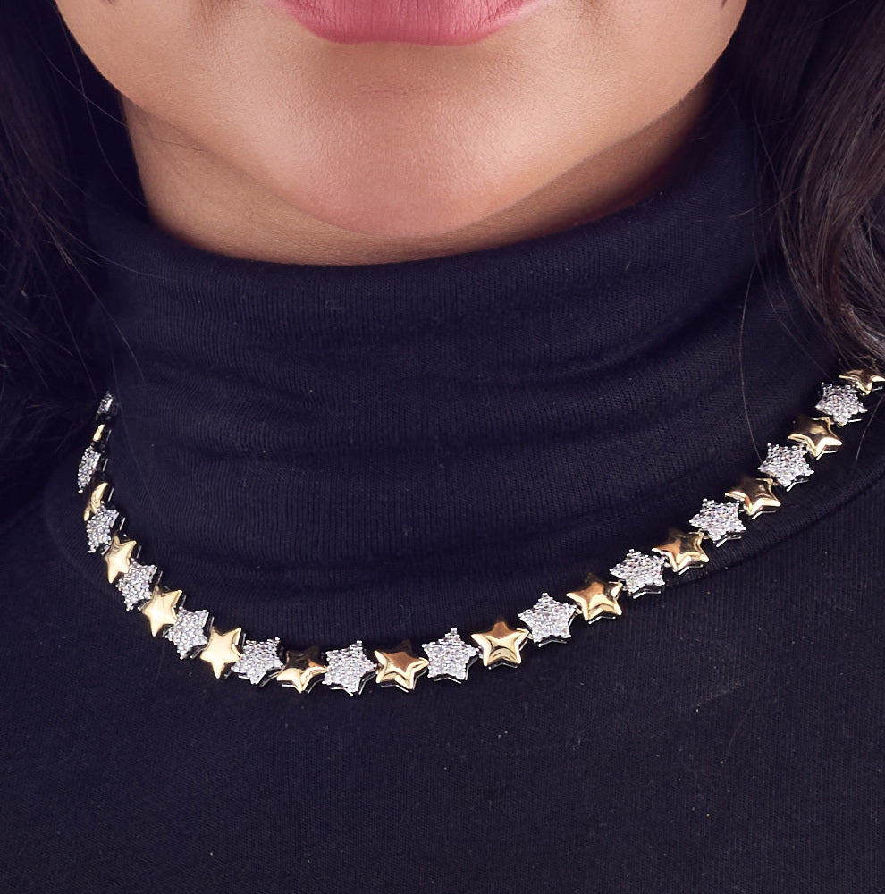 Duo Stars Necklace