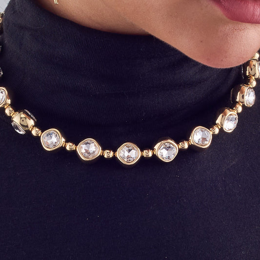 Crystal Bubbles Collier
