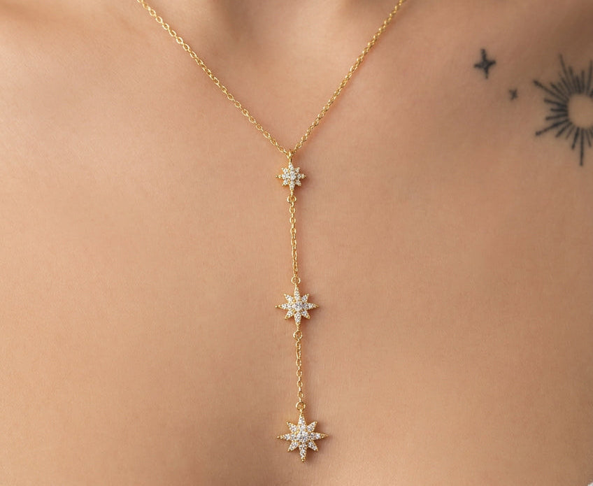 Stars Lariat Necklace 2