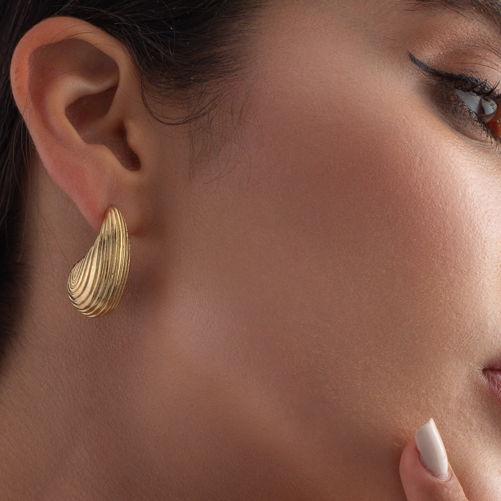 Printed Bottega Earrings (JUMBO)