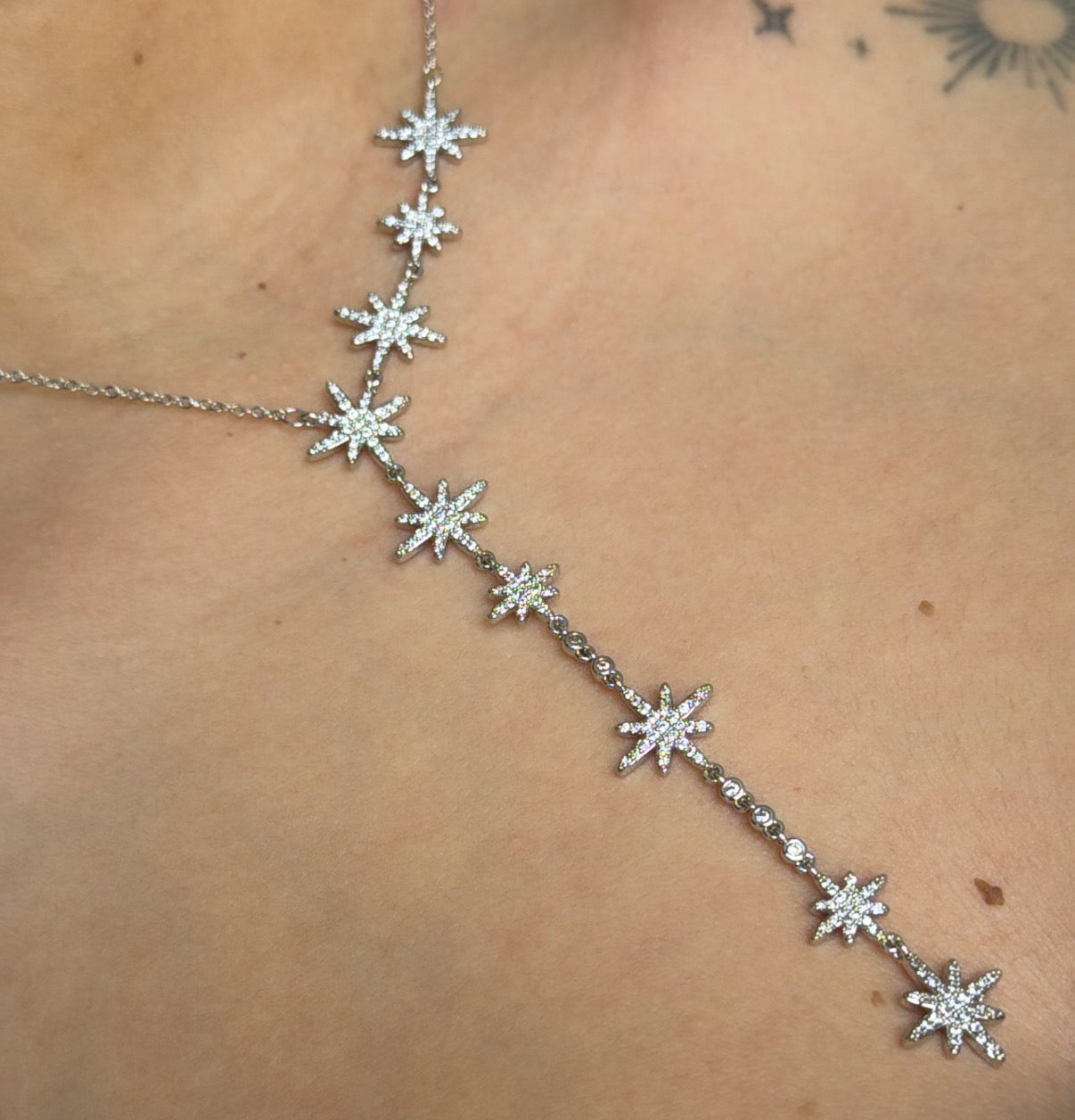 One Sided Constellation Necklace