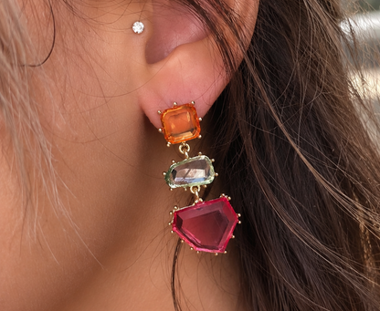 Colorful Crystal Earring