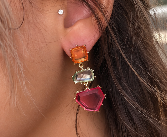 Colorful Crystal Earring