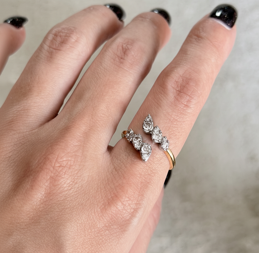Diamond Petals Ring