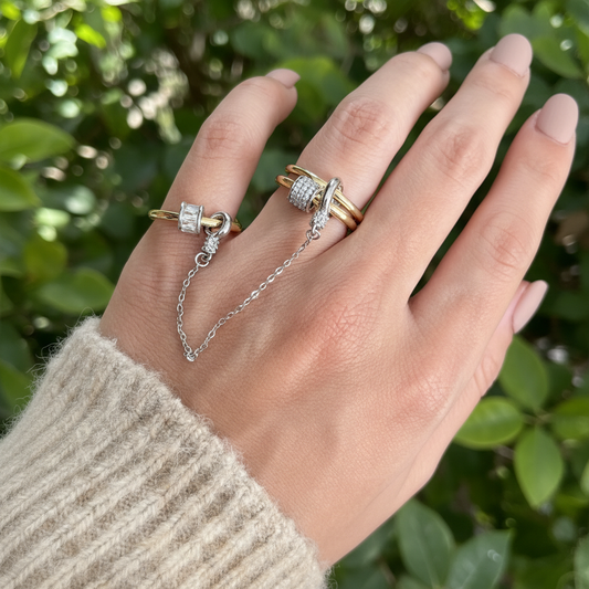 Triple Chain Connected Ring