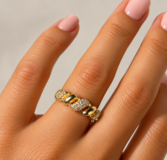 Swirl Bombé Ring